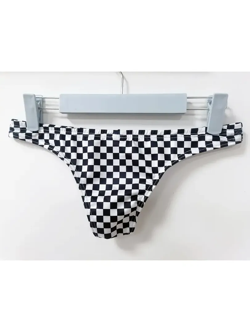 BIKINI MASCULINO A CUADROS