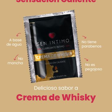 Imagen del producto Lubricante Íntimo Crema De Whisky Sachet Sensación Caliente x 7 ml