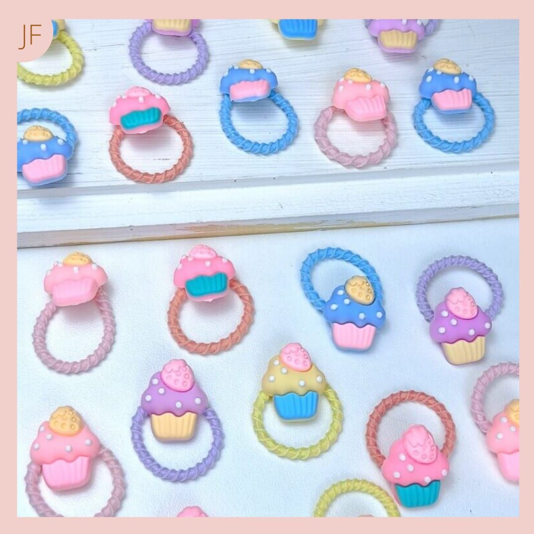 Set Cola Cabello Muffins