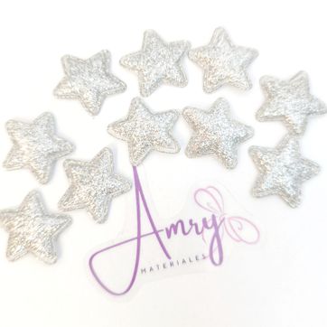 Imagen del producto Kit 10 Estrellas 2.5cm Plateado