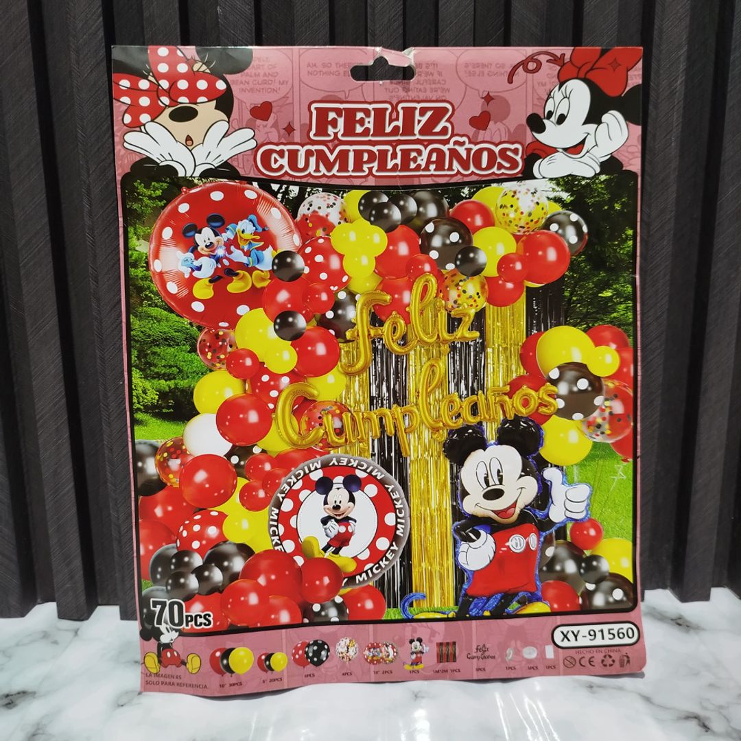 ARCO DE GLOBOS MICKEY