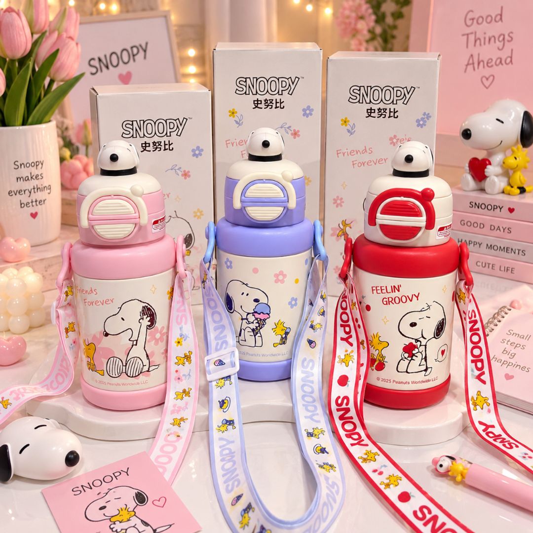 Termo térmico 430ml snoopy 