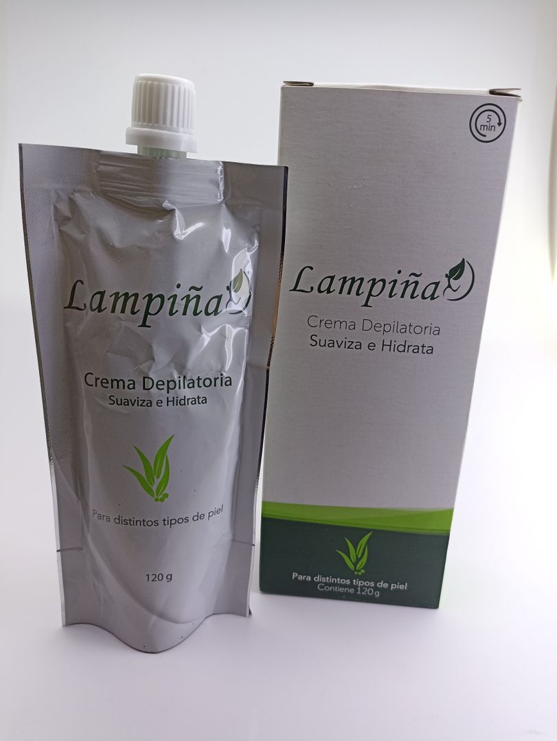Crema depilatoria lampiña tubo x 120gr