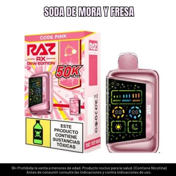 Imagen del producto Raz Code Pink 50.000 Puffs
