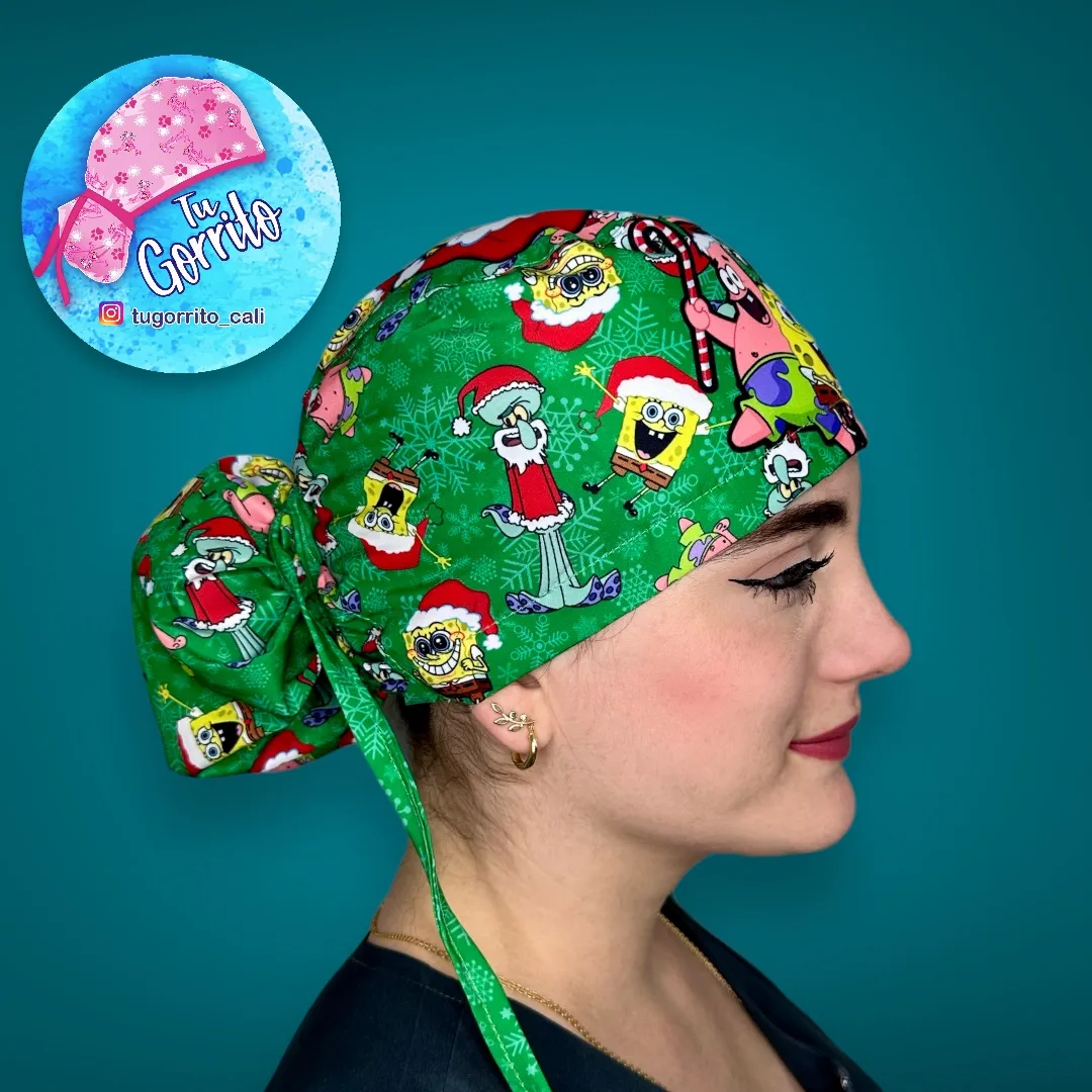 Bob esponja Navidad verde 