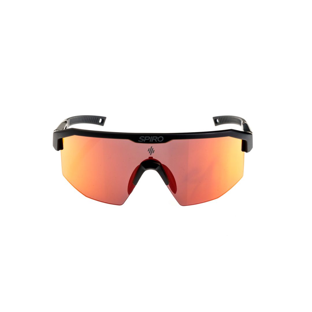 Gafas Deportivas SPIRO RECON - Negras/Rojo