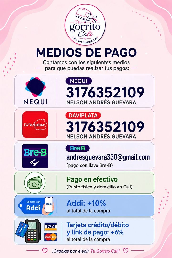 Medios de pago 