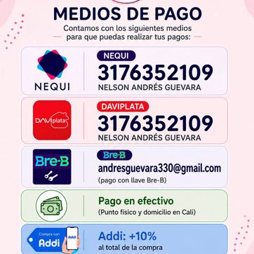 Imagen del producto Medios de pago 