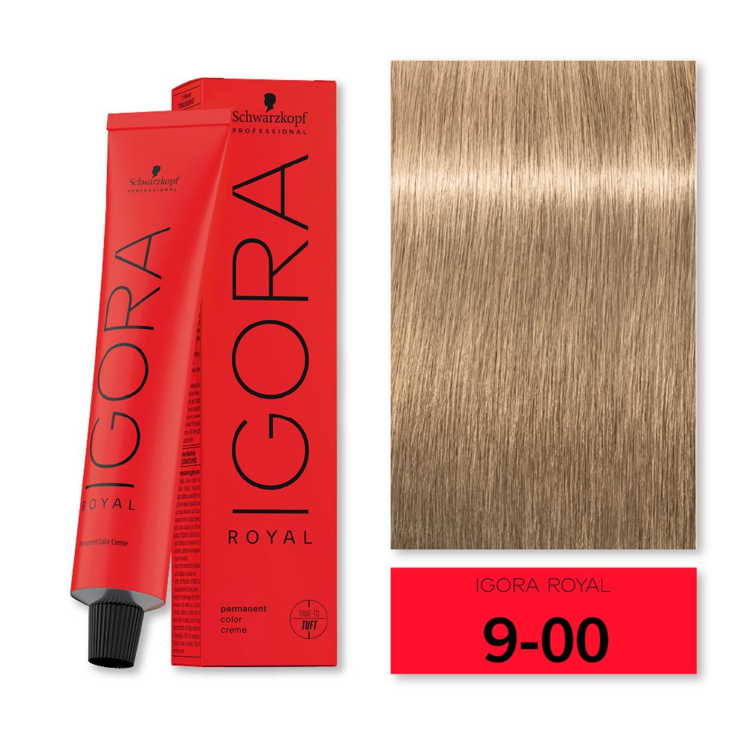 TINTE IGORA ROYAL 9-00 RUBIO MUY CLARO NATURAL INTENSO 60GR