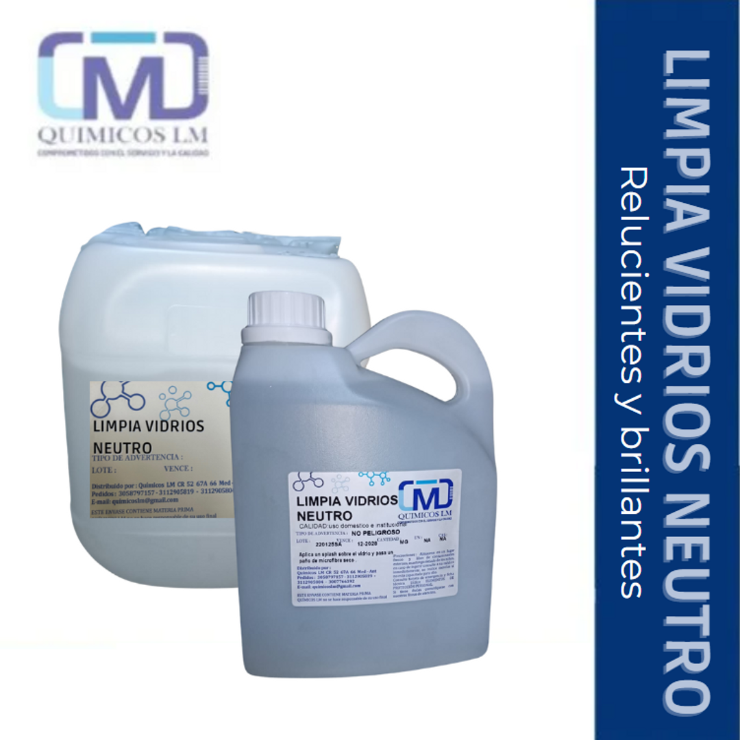 LIMPIA VIDRIOS NEUTRO 