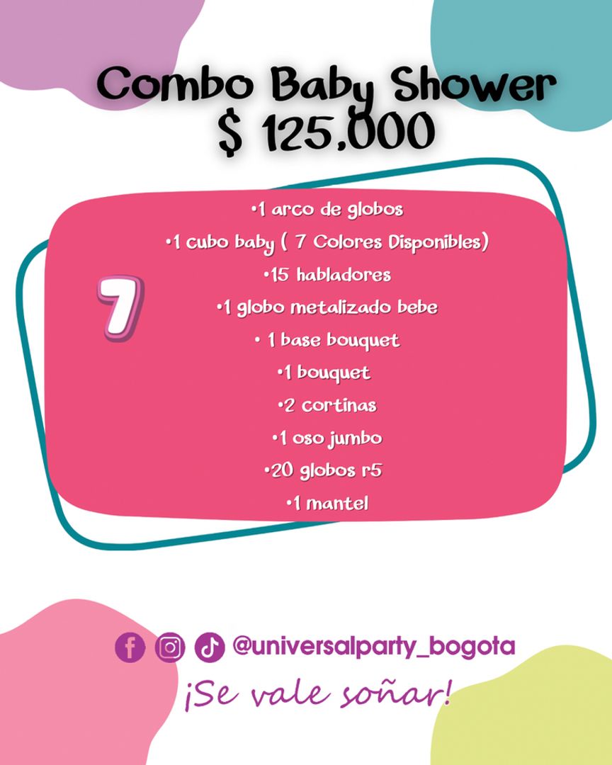 COMBO BABY SHOWER # 7 