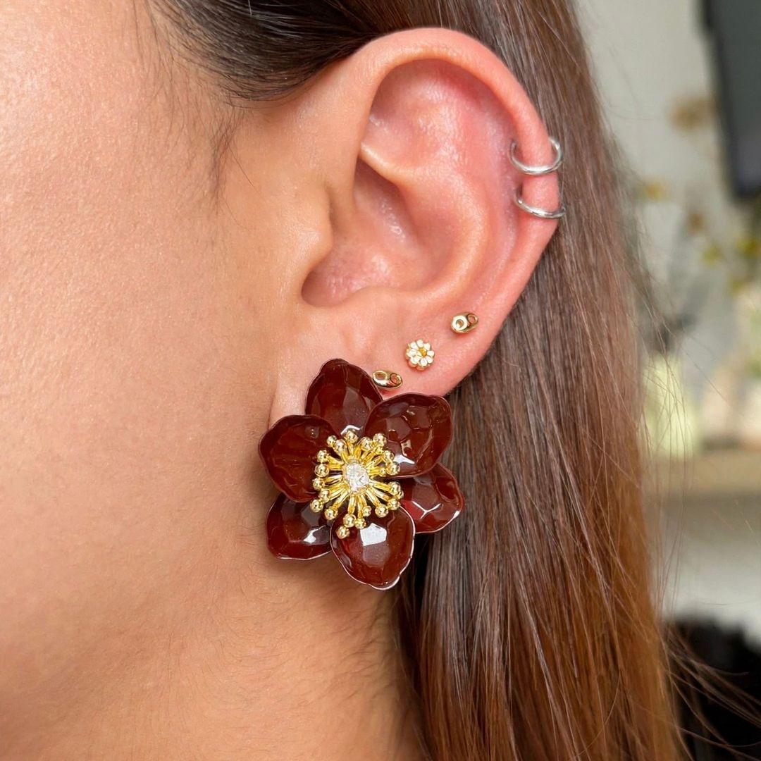 Arete flor maxilivianas 