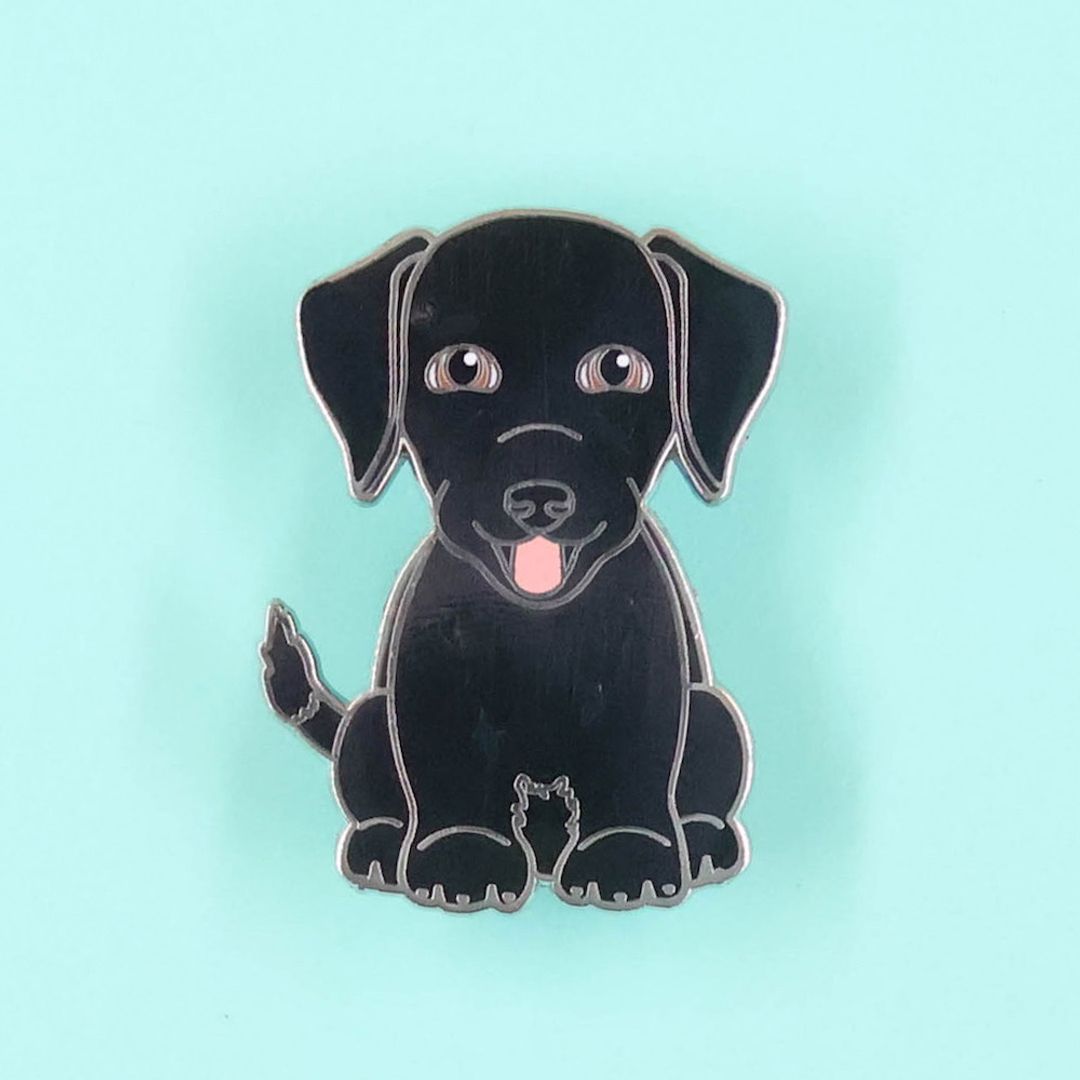 PIN LABRADOR NEGRO