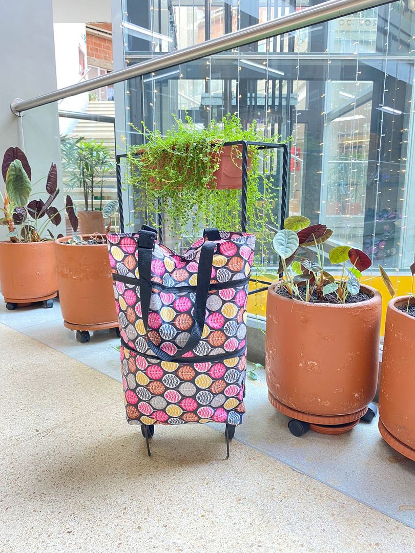 Bolsa con ruedas plegable