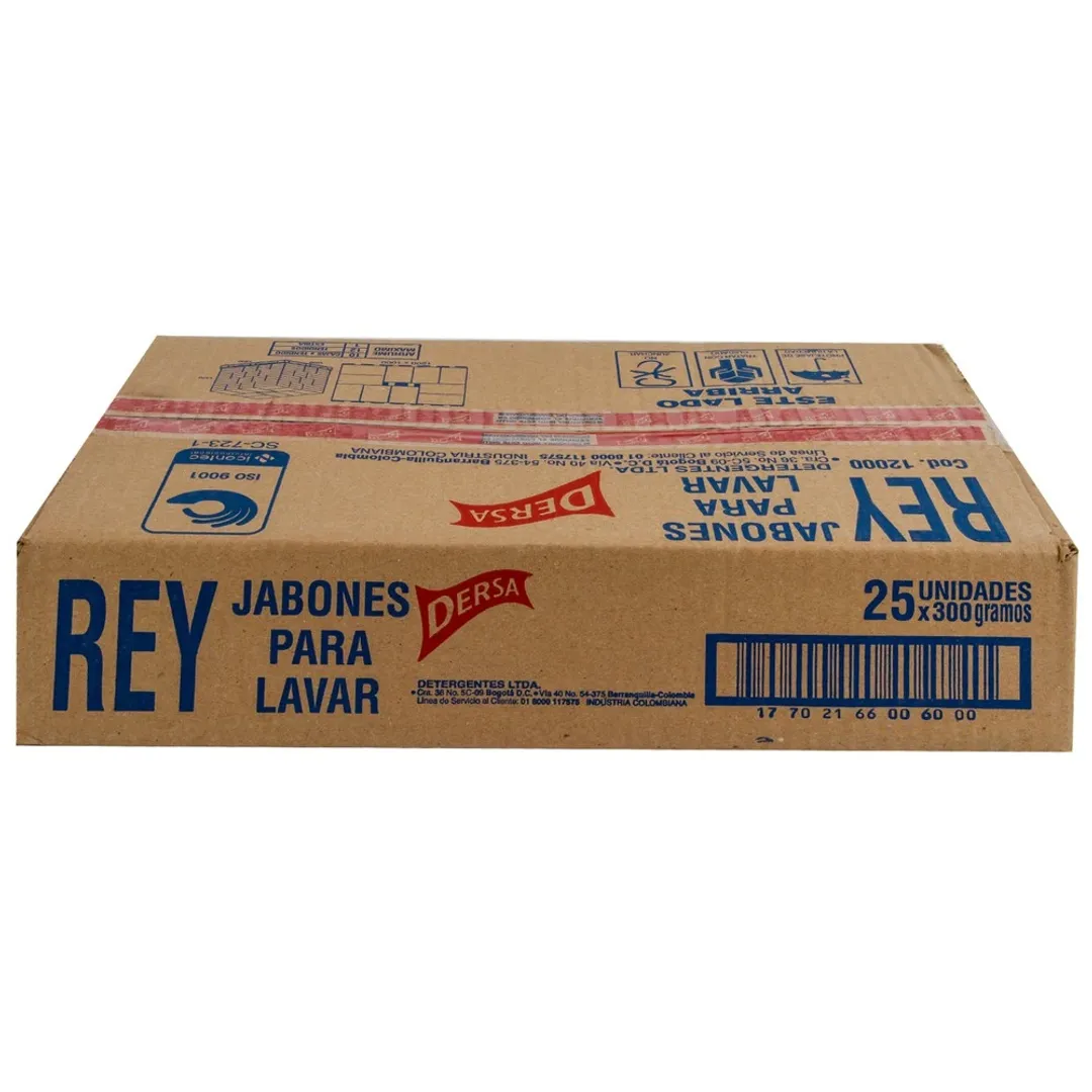 A. JABON REY CAJA X 25 UNIDADES 