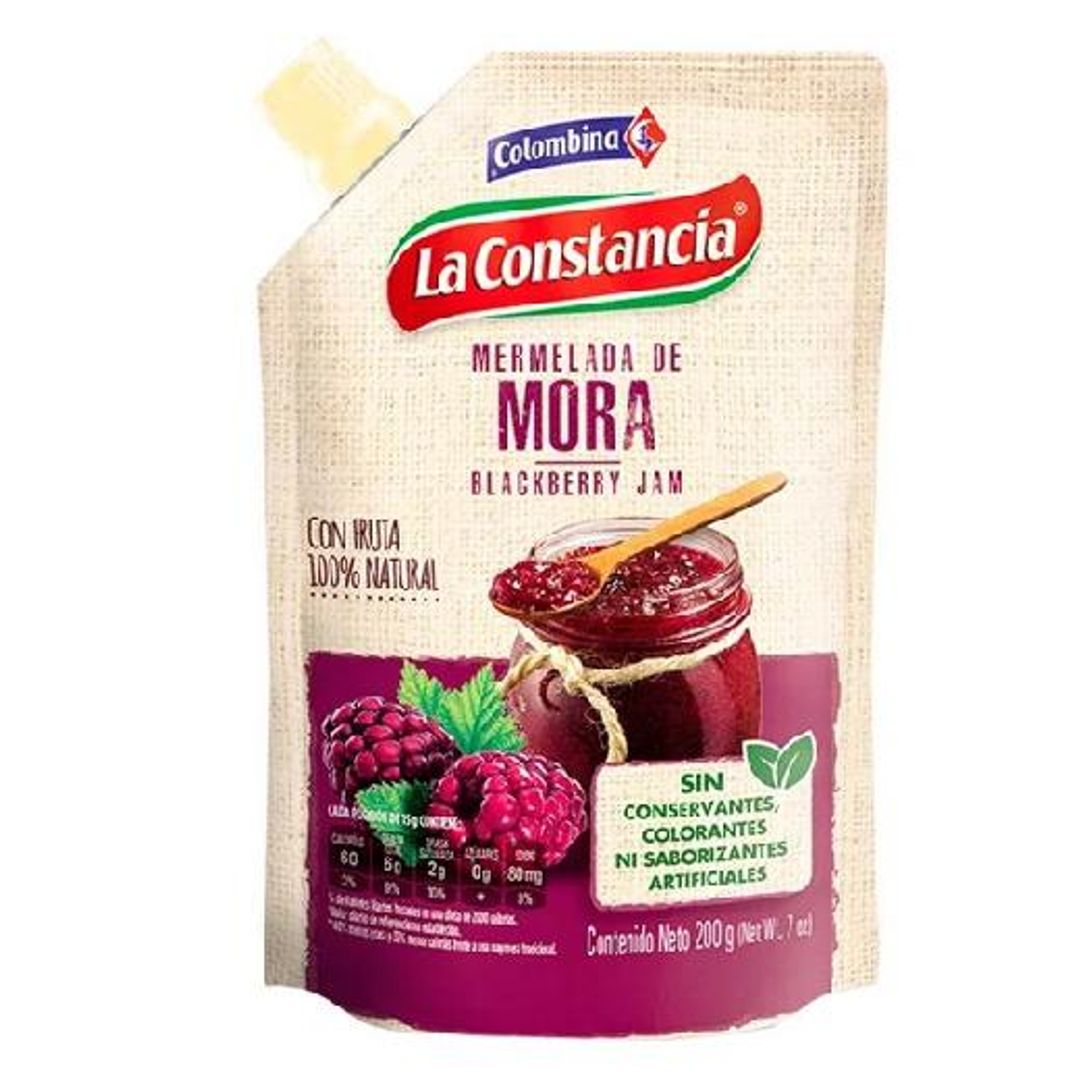 MERMELADA MORA LA CONSTANCIA*200G