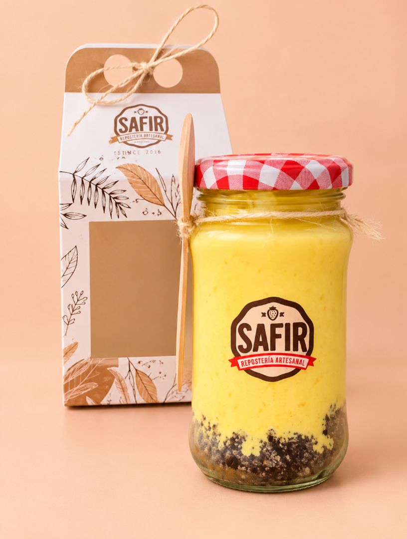 POSTRE ENFRASCADO DE MARACUYA