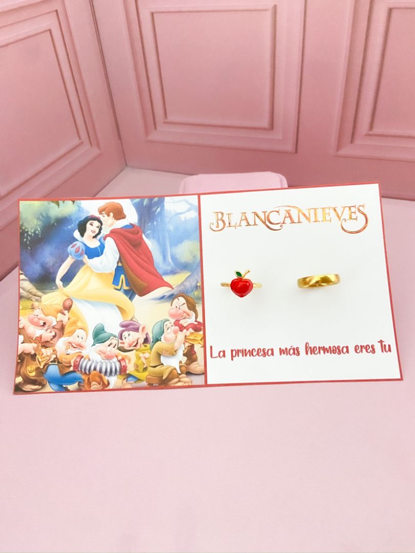 ANILLOS PAREJA BLANCANIEVES APPLE
