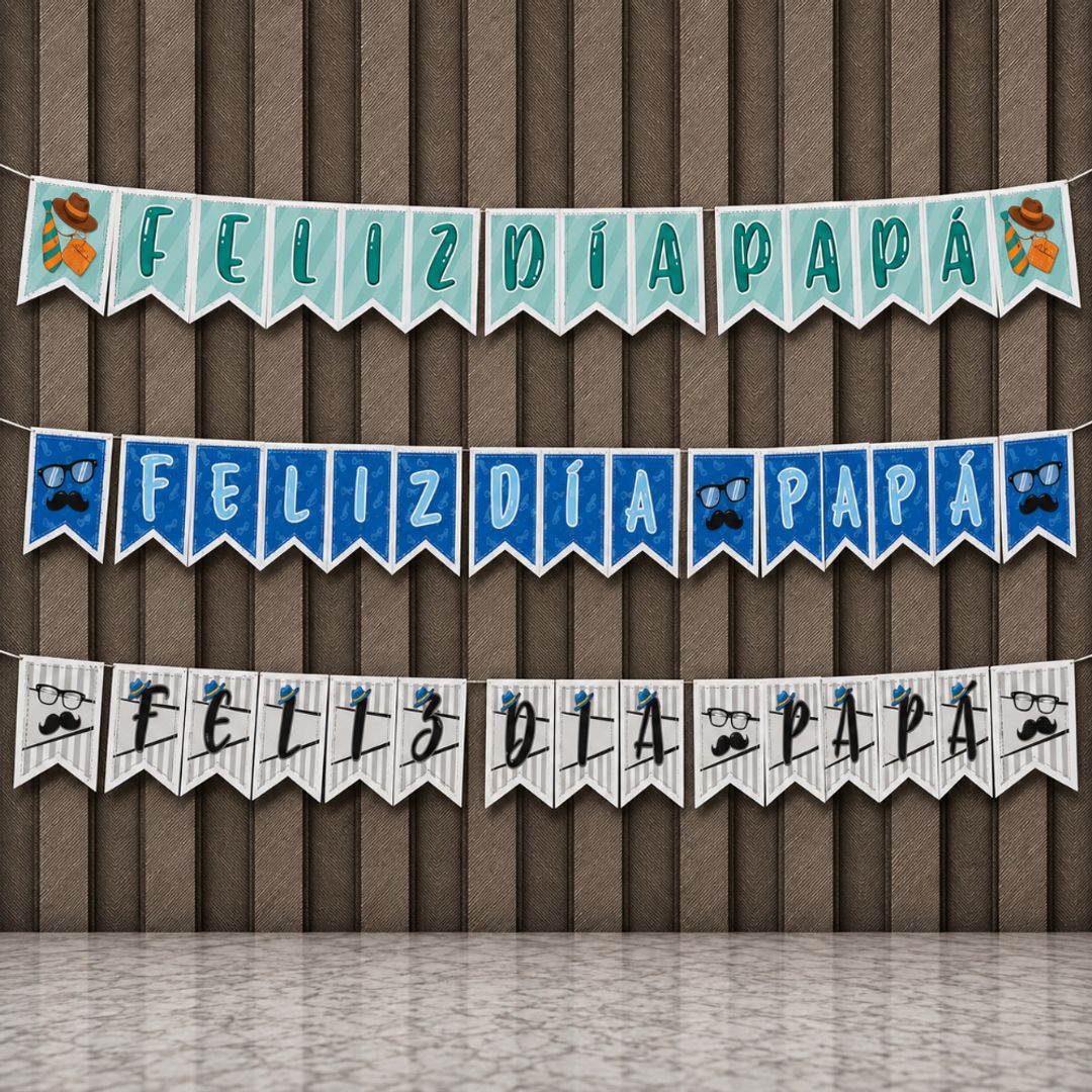 GUIRNALDA FELIZ DÍA PAPÁ 