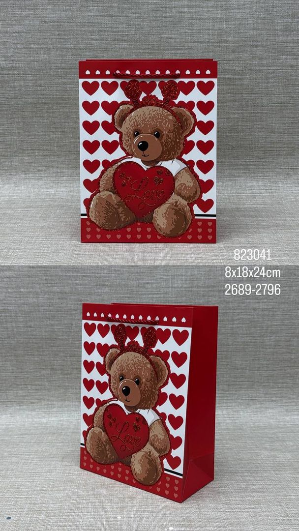 BOLSA DE REGALO SURTIDA 8X18X24 CM