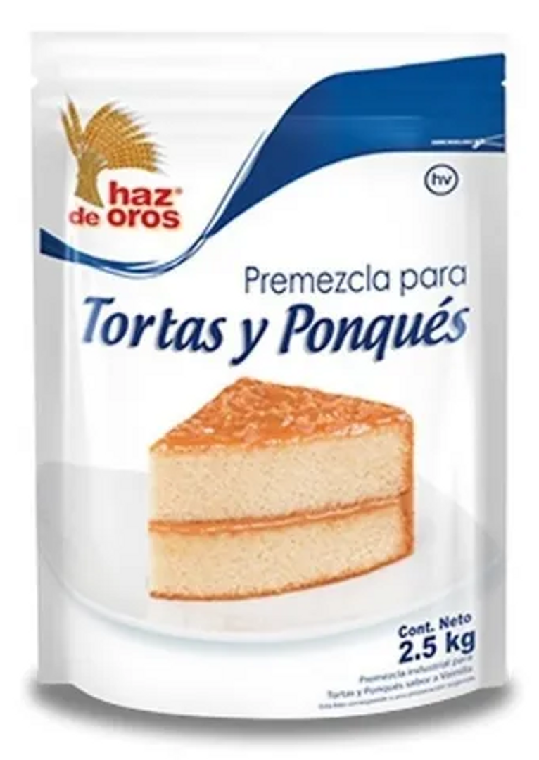 PREMEZCLA TORTA  PONQUES HAZ DE ORO*2.5KG