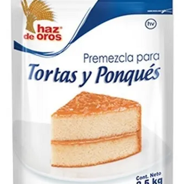 Imagen del producto PREMEZCLA TORTA  PONQUES HAZ DE ORO*2.5KG