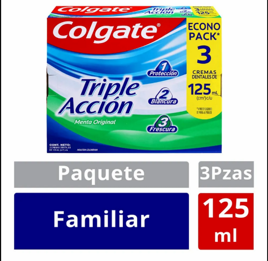 COLGATE T.A*3*125ML