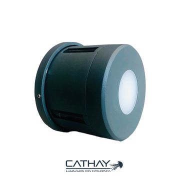 APLIQUE DE PARED REDONDO BORDE NEGRO  - imagen 1