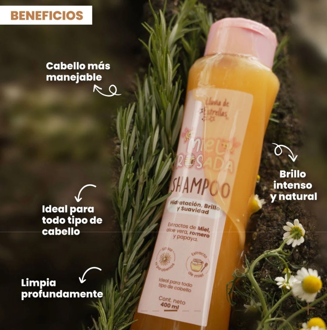 Shampoo miel rosada 