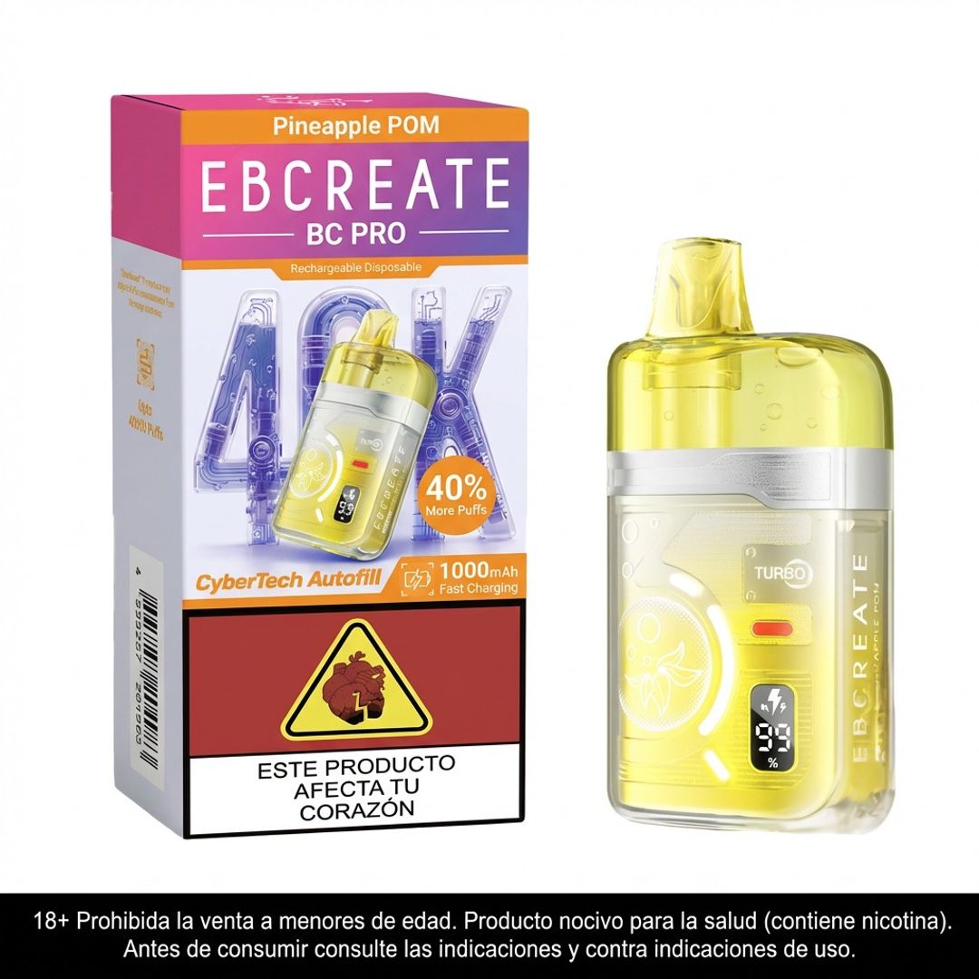 Elfbar Bc Pro Pineapple POM 40.000 Puffs