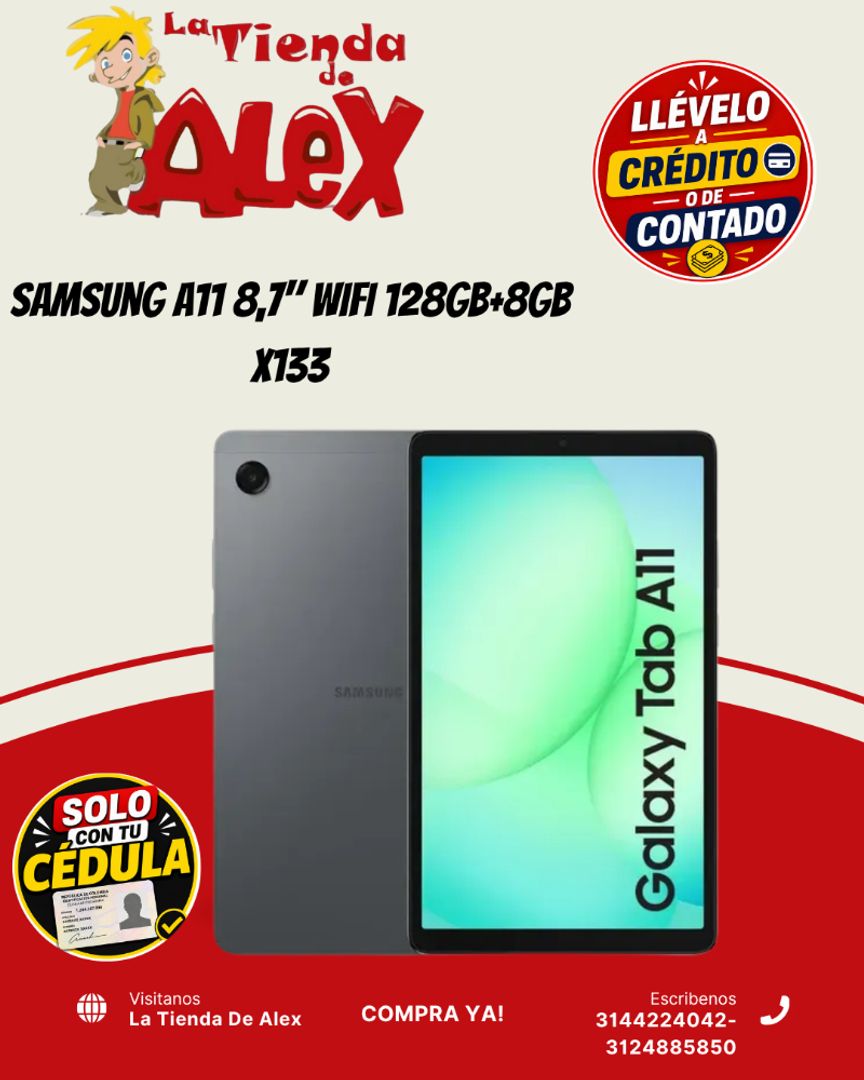 Samsung A11 8,7" WIFI 128GB+8GB X133