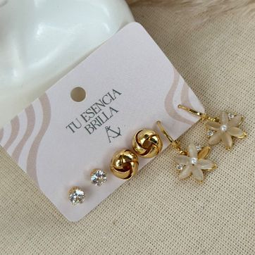 Imagen del producto Set trío candonga flor 
