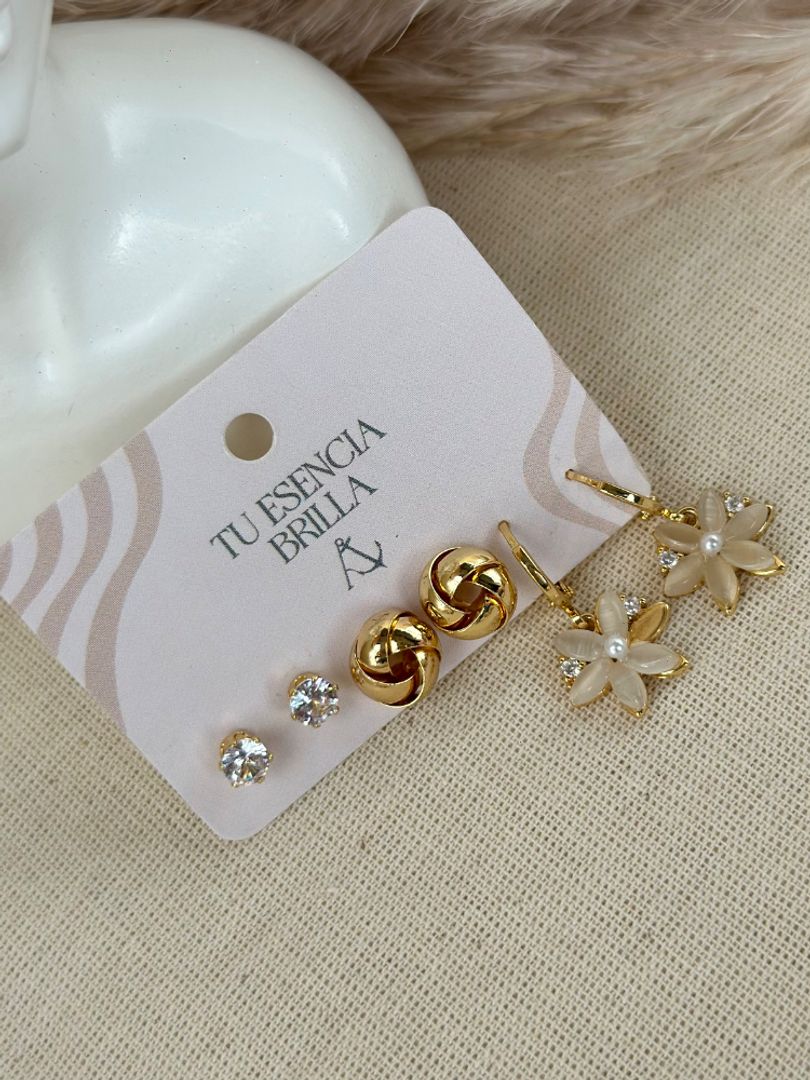 Set trío candonga flor 