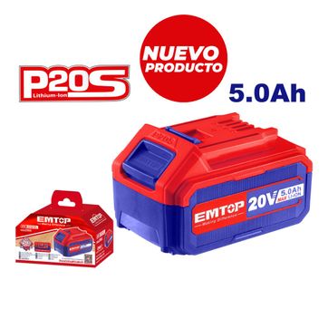 EMTOP BATERIA 20V/5,0 AH ION DE LITIO - imagen 1