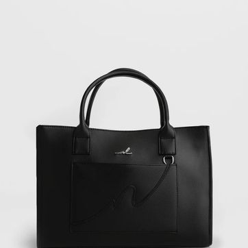 SHOPPER CERDEÑA NEGRO - imagen 1