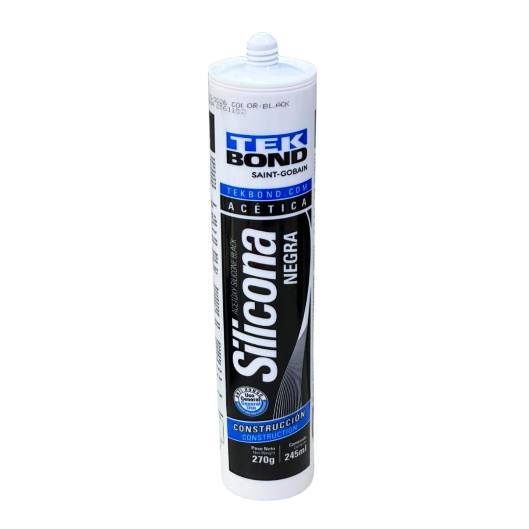 SILICONA TEKBOND NEGRO 270ML