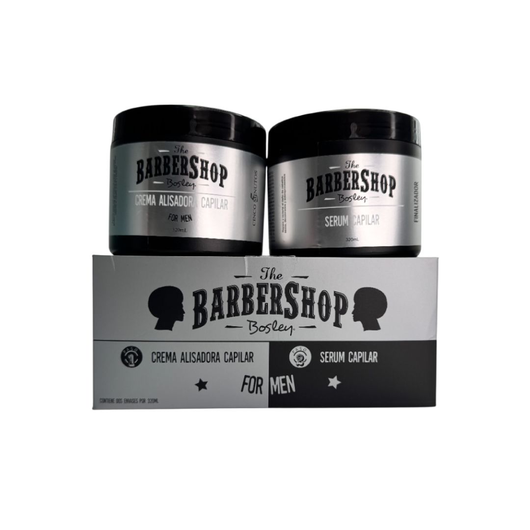 KIT ALISADOR AFRO BABERSHOP 5 MIN X 320GR