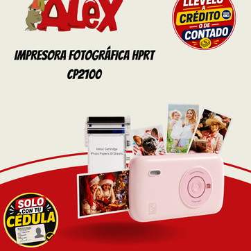 Imagen del producto IMPRESORA FOTOGRÁFICA HPRT CP2100