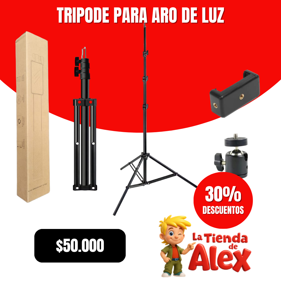 TRIPODE PARA ARO DE LUZ