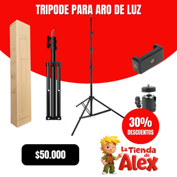 Imagen del producto TRIPODE PARA ARO DE LUZ