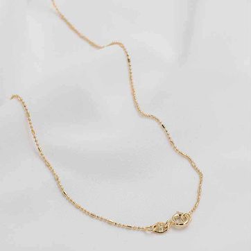 Imagen del producto CADENA BOLITA PALITO 0.8MM 45CM 703021