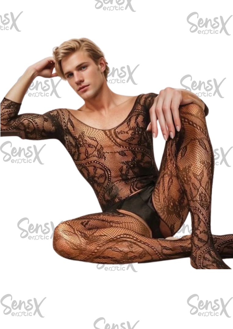 Enterizo malla sexy, hombre y mujer 