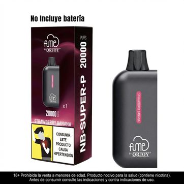 Pod Fume 20.000 Puffs Strawberry Banana - Fume Nb Super P - imagen 1