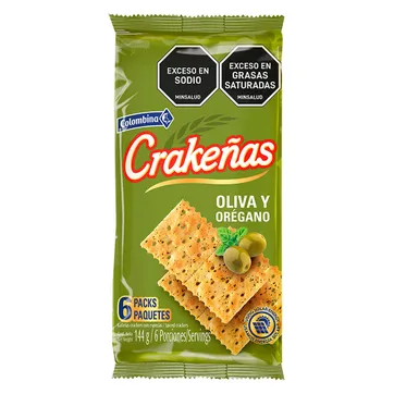 Imagen del producto Crakeña Oliva Oregano x6