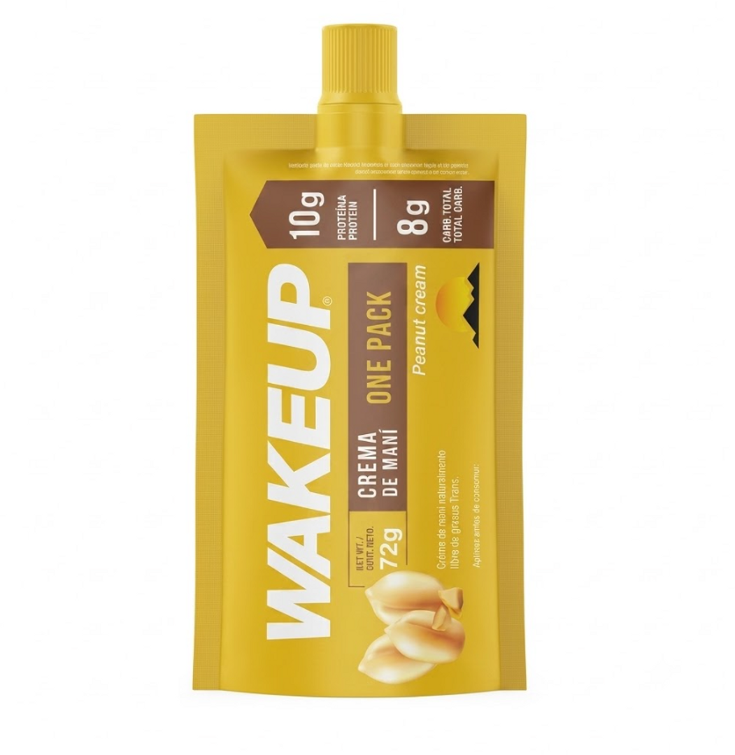 MANTEQUILLA DE MANI NATURAL WAKEUP X 72GR