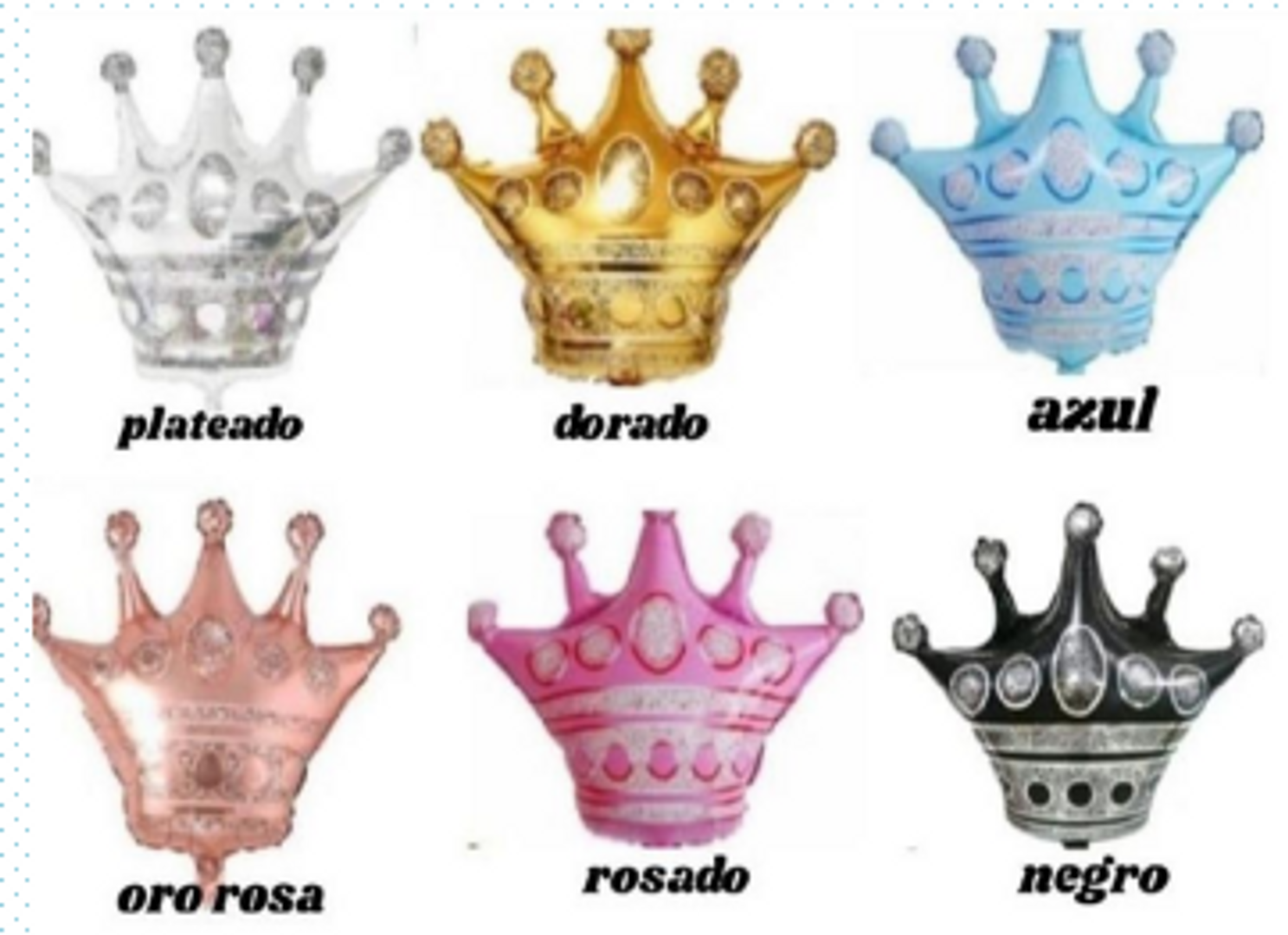 GLOBO FOIL 20' CORONA 76 X 75 CM 