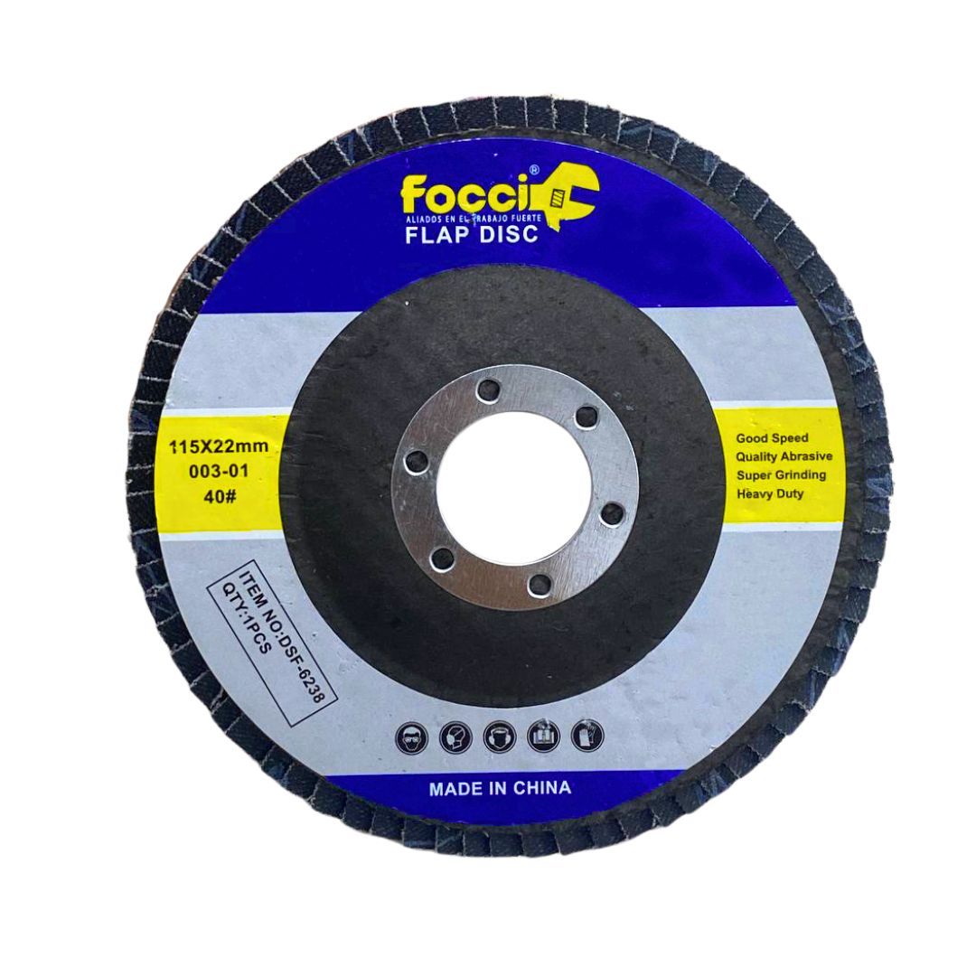 DISCO FLAT 4 1/2 AZUL