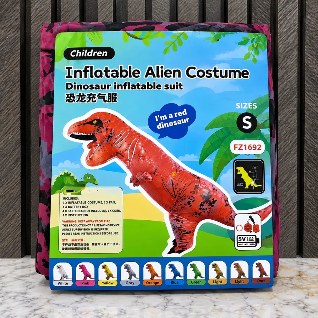 DISFRAZ INFLABLE DINOSAURIO 