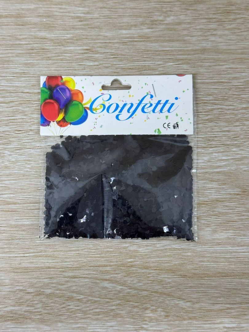 000 CONFETI PEPAS NEGRAS