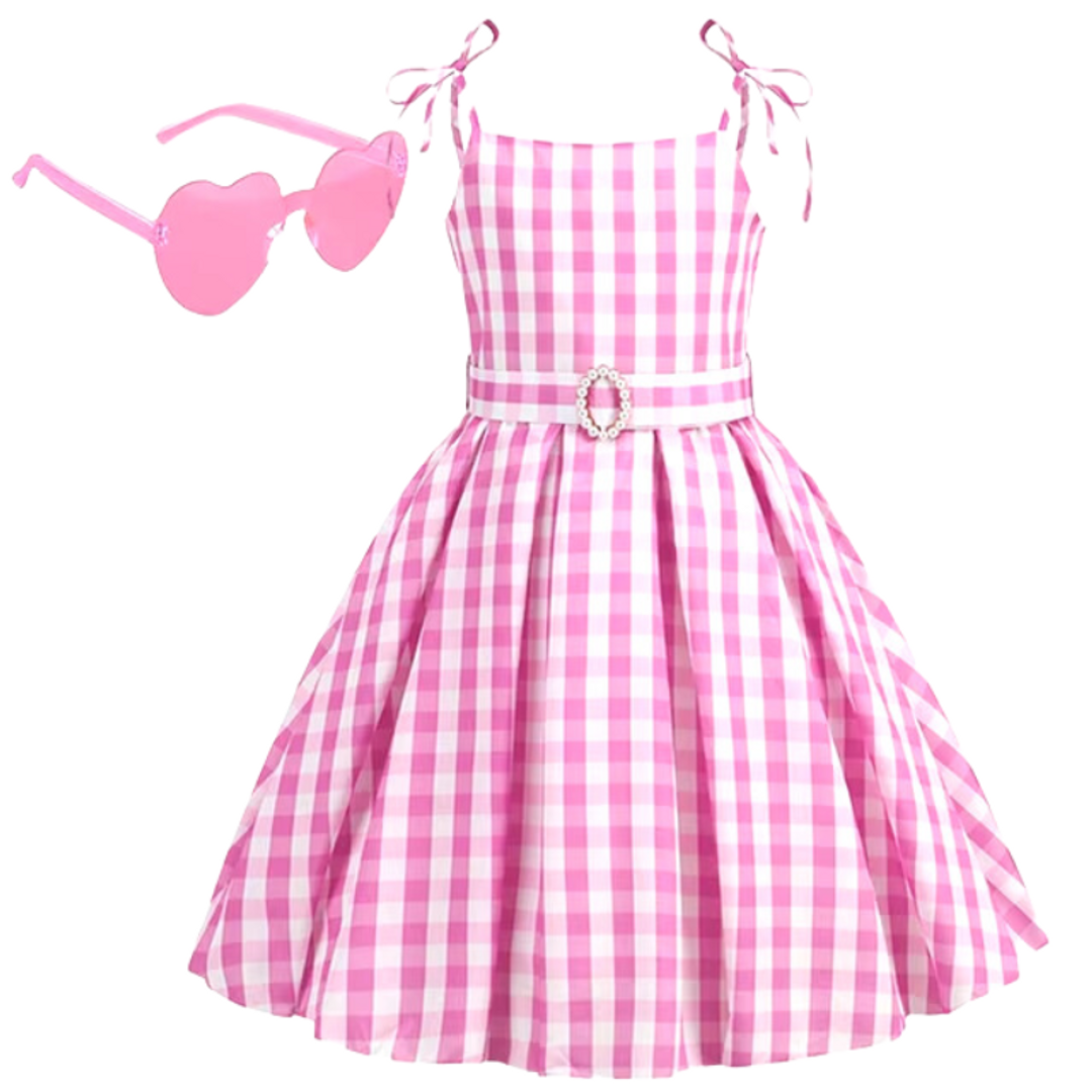 6/8 Disfraz Barbie + Gafas